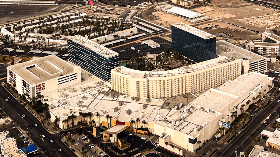 Vista aérea de Virgin Hotels Las Vegas