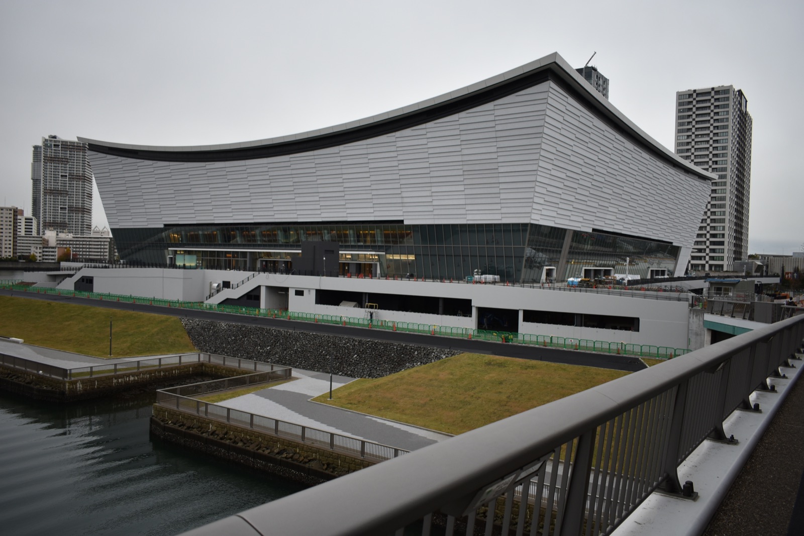 Exterior de Ariake Arena en Tokio en 2019