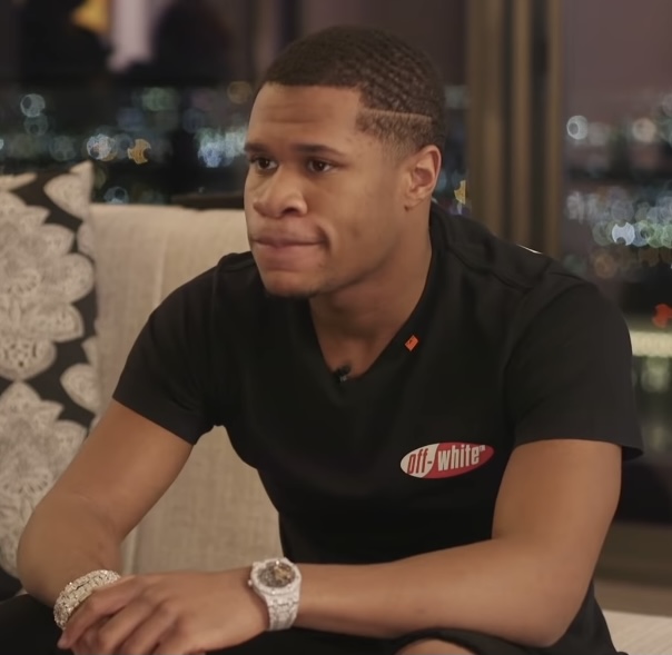 Devin Haney during an interview in 2021