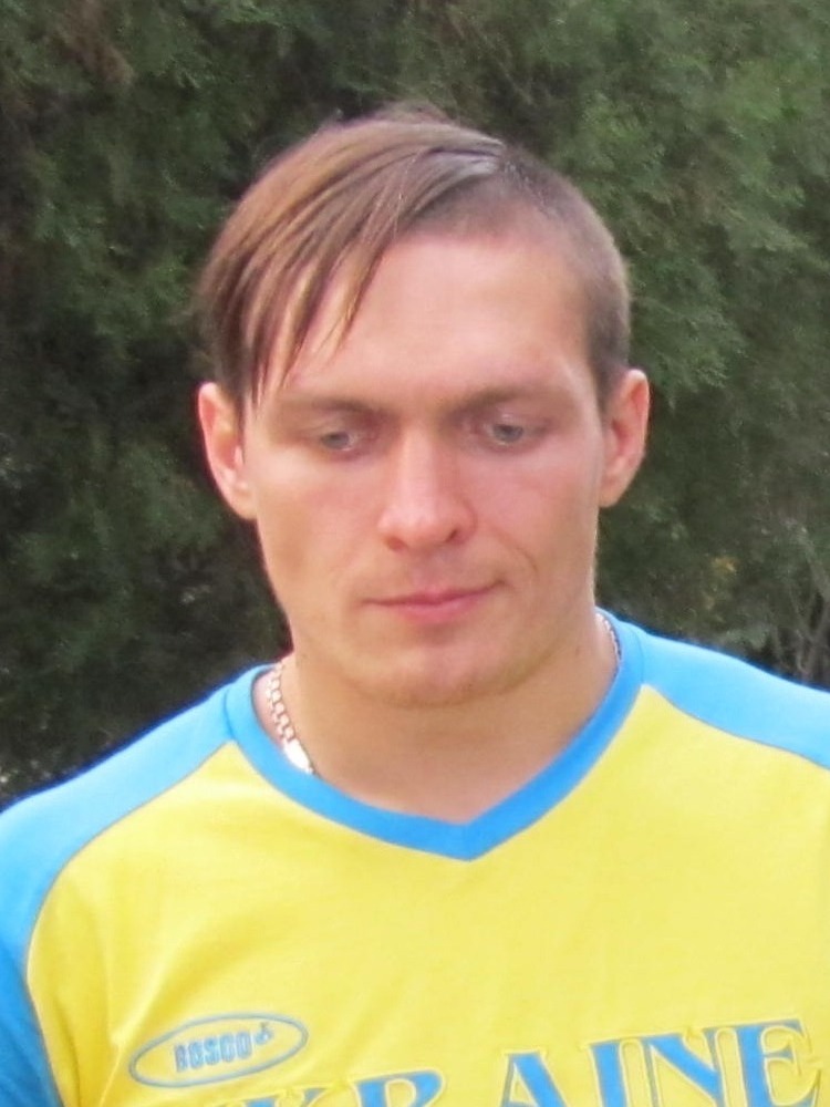 Portrait of Oleksandr Usyk in 2012